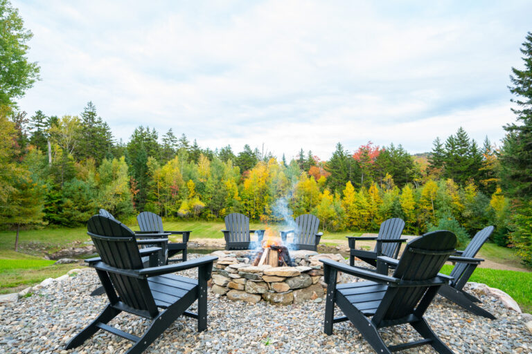 Fire Pit in Yard