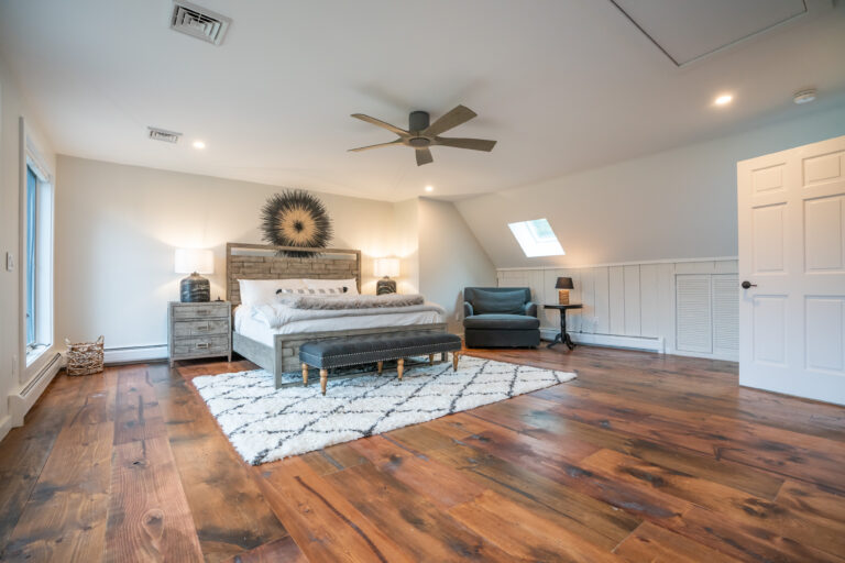 Cozy Vermont master bedroom